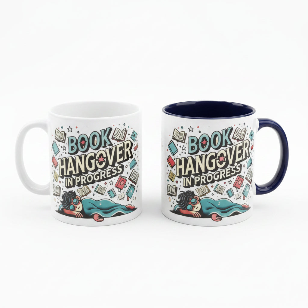 Funny Book Lover Coffee Mug | Reader Gift | Book Hangover Mug
