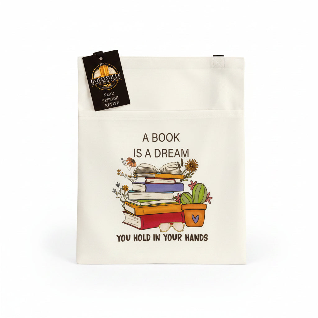 Book Lover Book Sleeve – A Book Is a Dream You Hold in Your Hands
