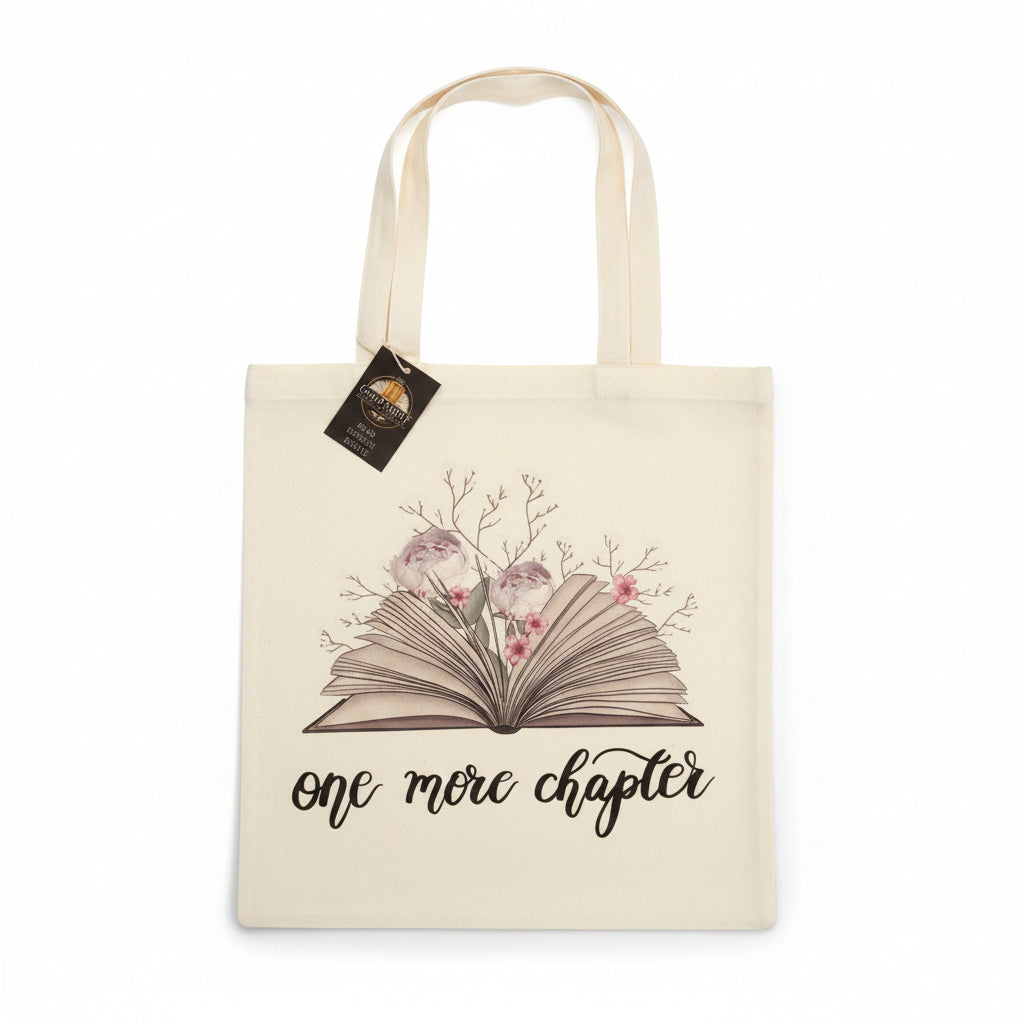 One More Chapter Canvas Tote Bag