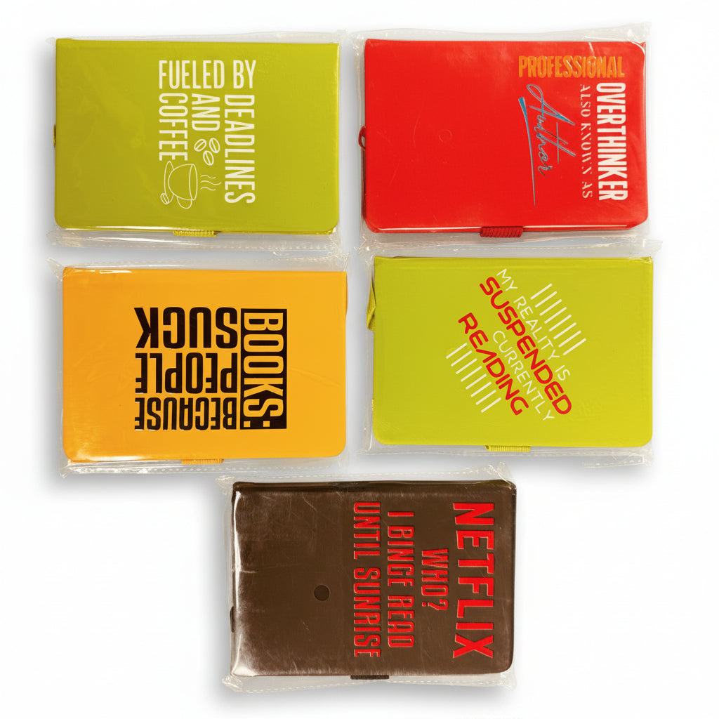 Mini Faux Leather Journals | Funny Reader & Writer Gifts