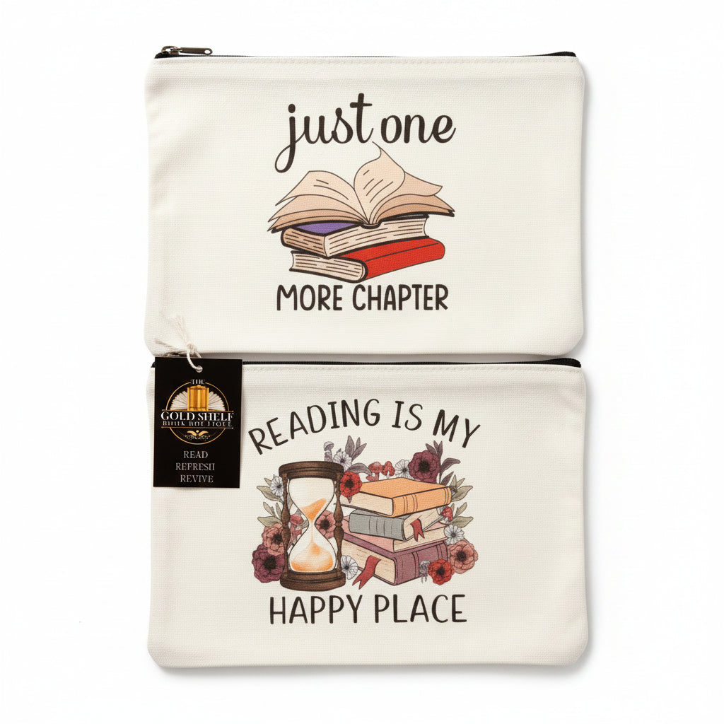 📚 BOOK LOVER ZIPPER POUCH COLLECTION