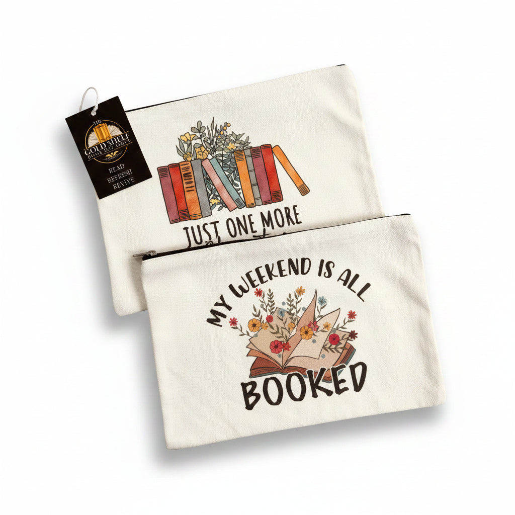 📚 BOOK LOVER ZIPPER POUCH COLLECTION