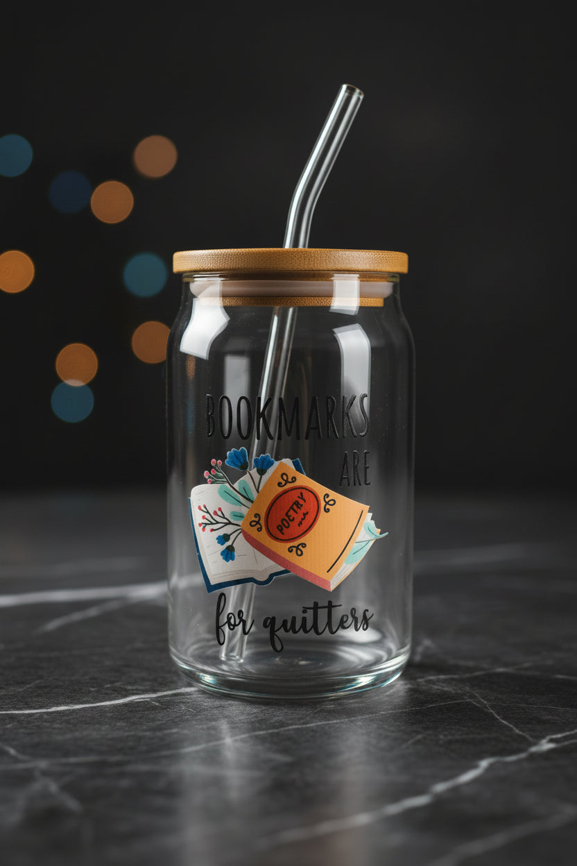 Bamboo Lid Glass Tumblers