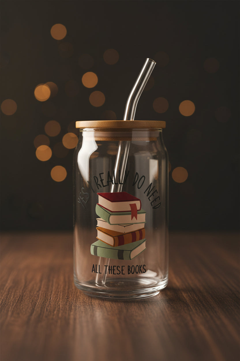 Bamboo Lid Glass Tumblers