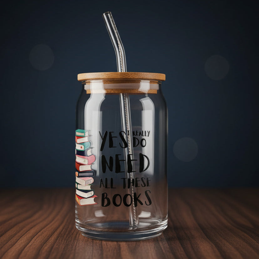 Bamboo Lid Glass Tumblers