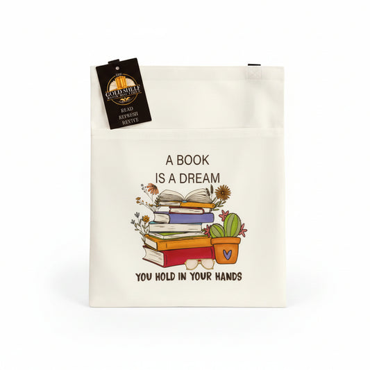 Book Lover Book Sleeve – A Book Is a Dream You Hold in Your Hands