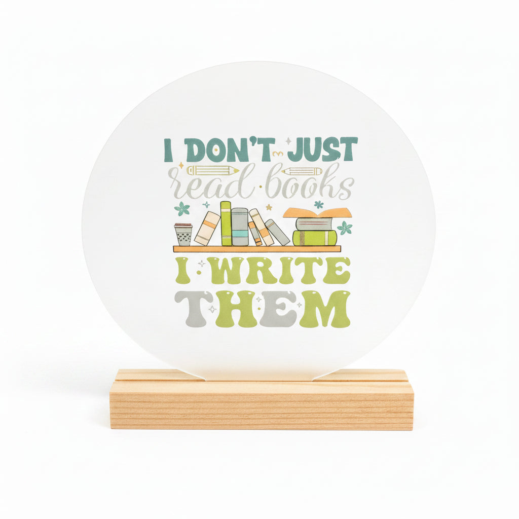 Bookish Acrylic Desk Signs