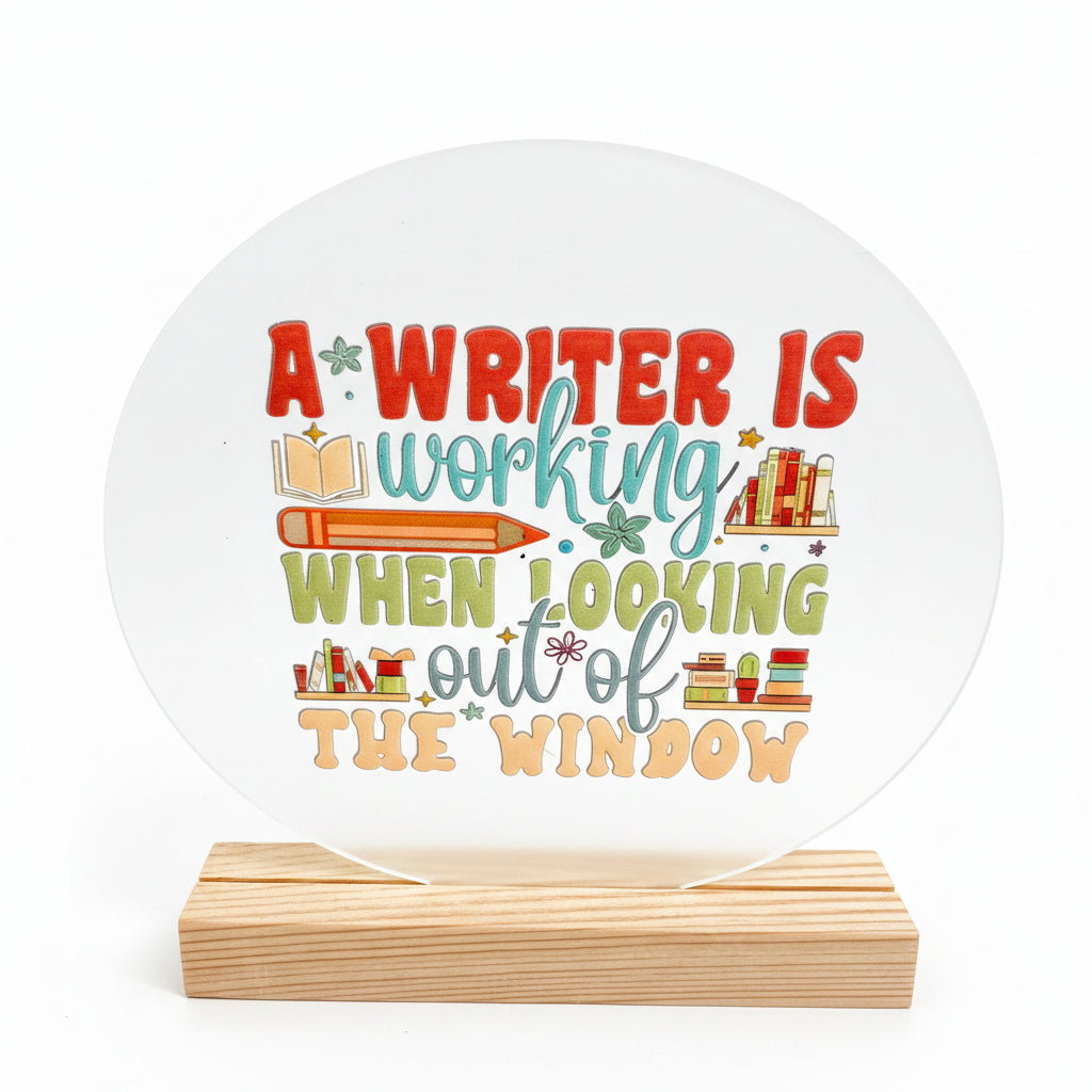 Bookish Acrylic Desk Signs