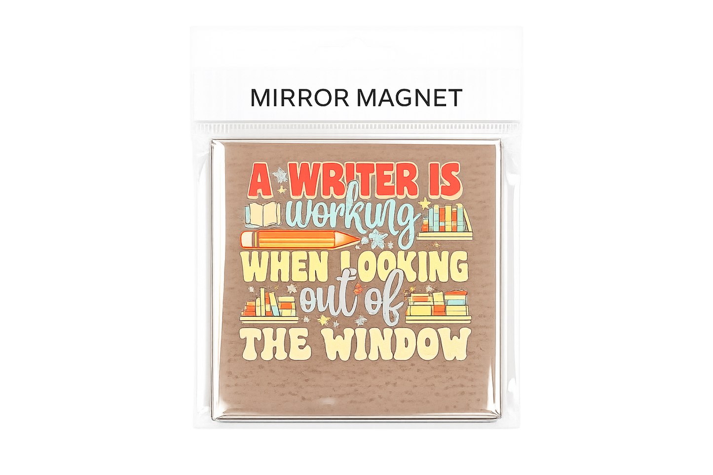 Bookish Mirror Magnets