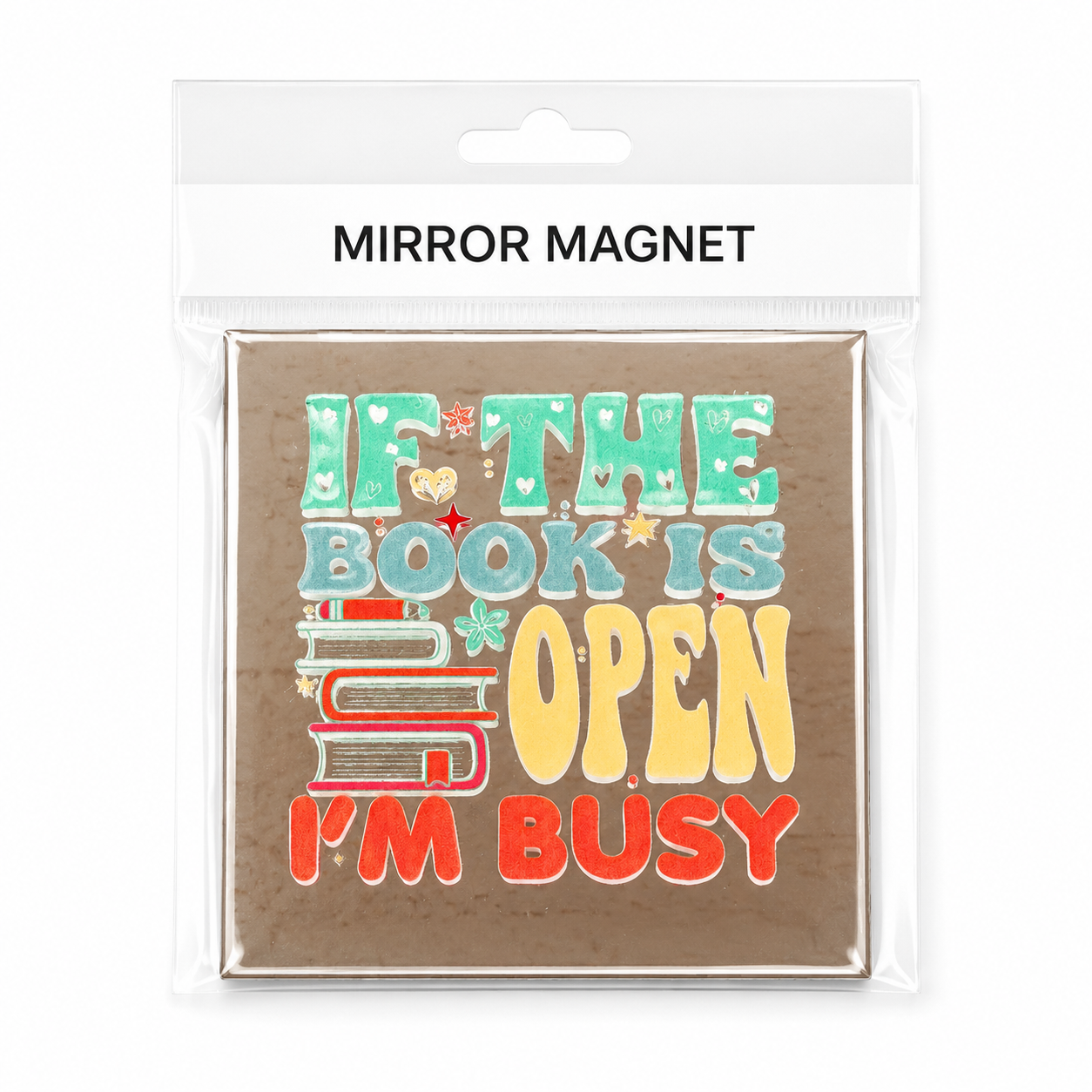 Bookish Mirror Magnets