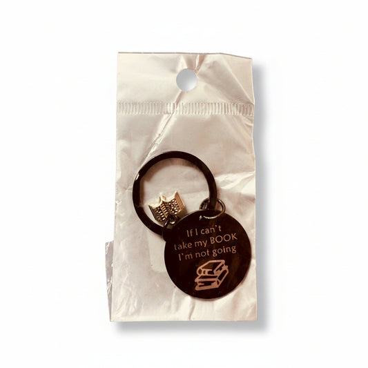 Book Lover Metal Keychain | Heavyweight Reader Gift
