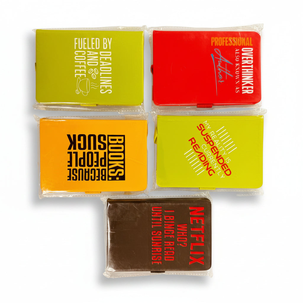 Mini Faux Leather Journals | Funny Reader & Writer Gifts