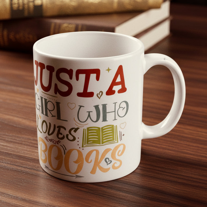 Book Lover Coffee Mug | Reader Gift | Bibliophile Mug | Literary Gift for Her