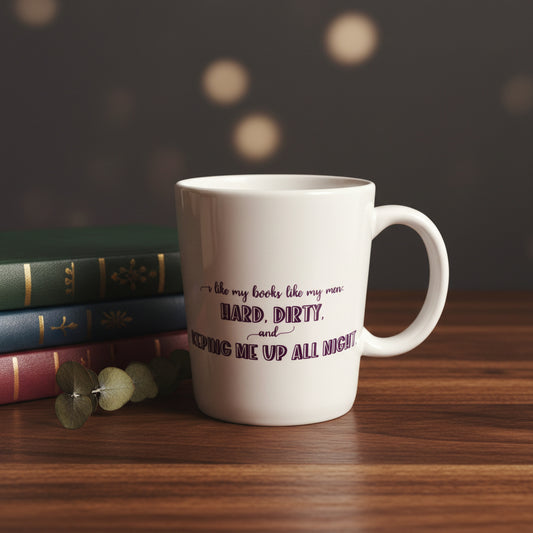 Funny Romance Book Lover Coffee Mug | Reader Gift | Smut Reader Mug