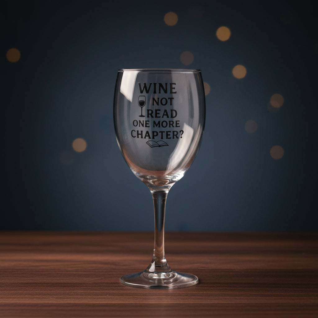 🍷📚 WINE GLASSES FOR BOOK LOVERS