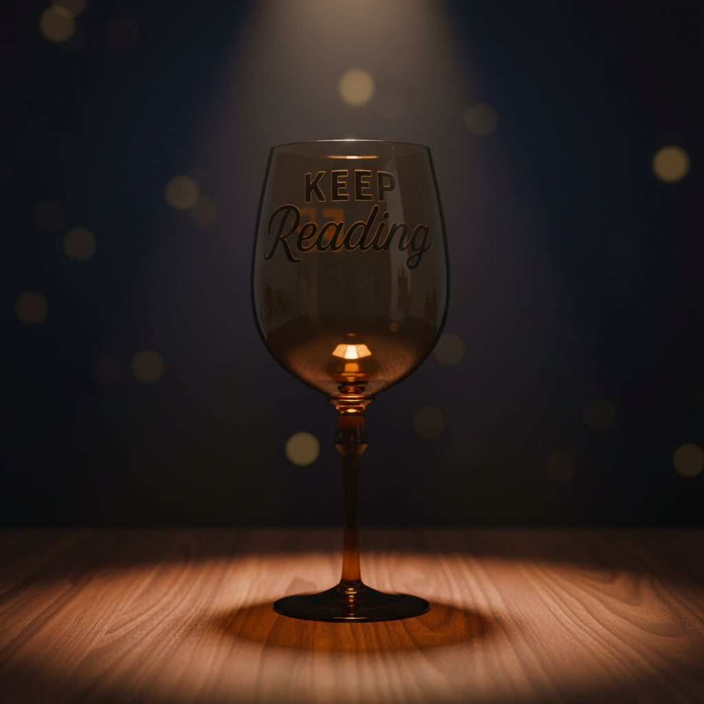 🍷📚 WINE GLASSES FOR BOOK LOVERS
