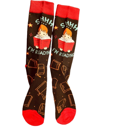 Book Lover Socks & Footies