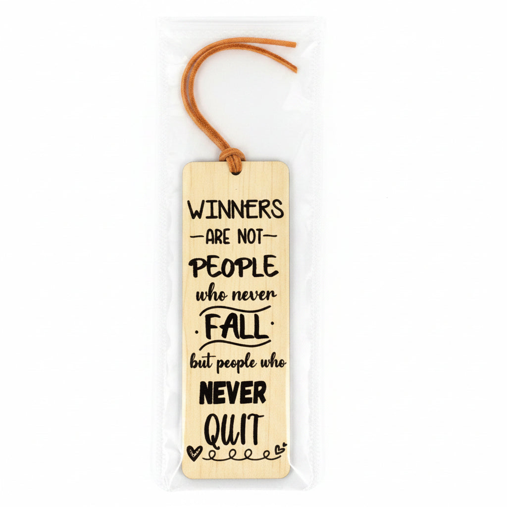 Inspirational Wood Bookmark Collection