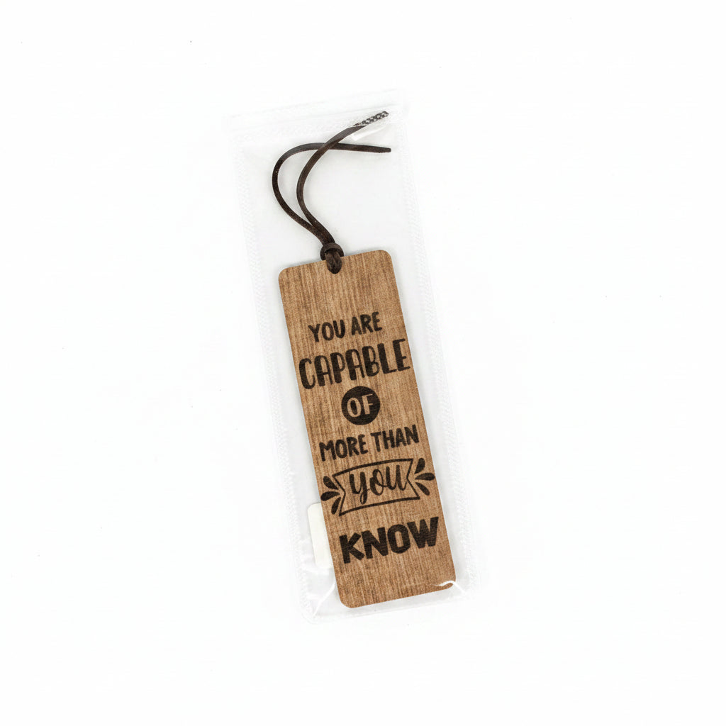 Inspirational Wood Bookmark Collection